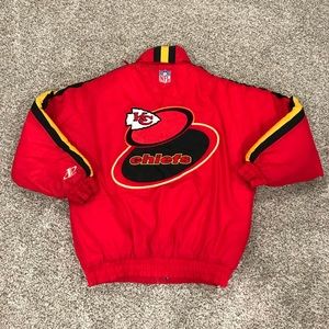 Kansas City Chiefs NFL Logo Athletic Hooded Puffy